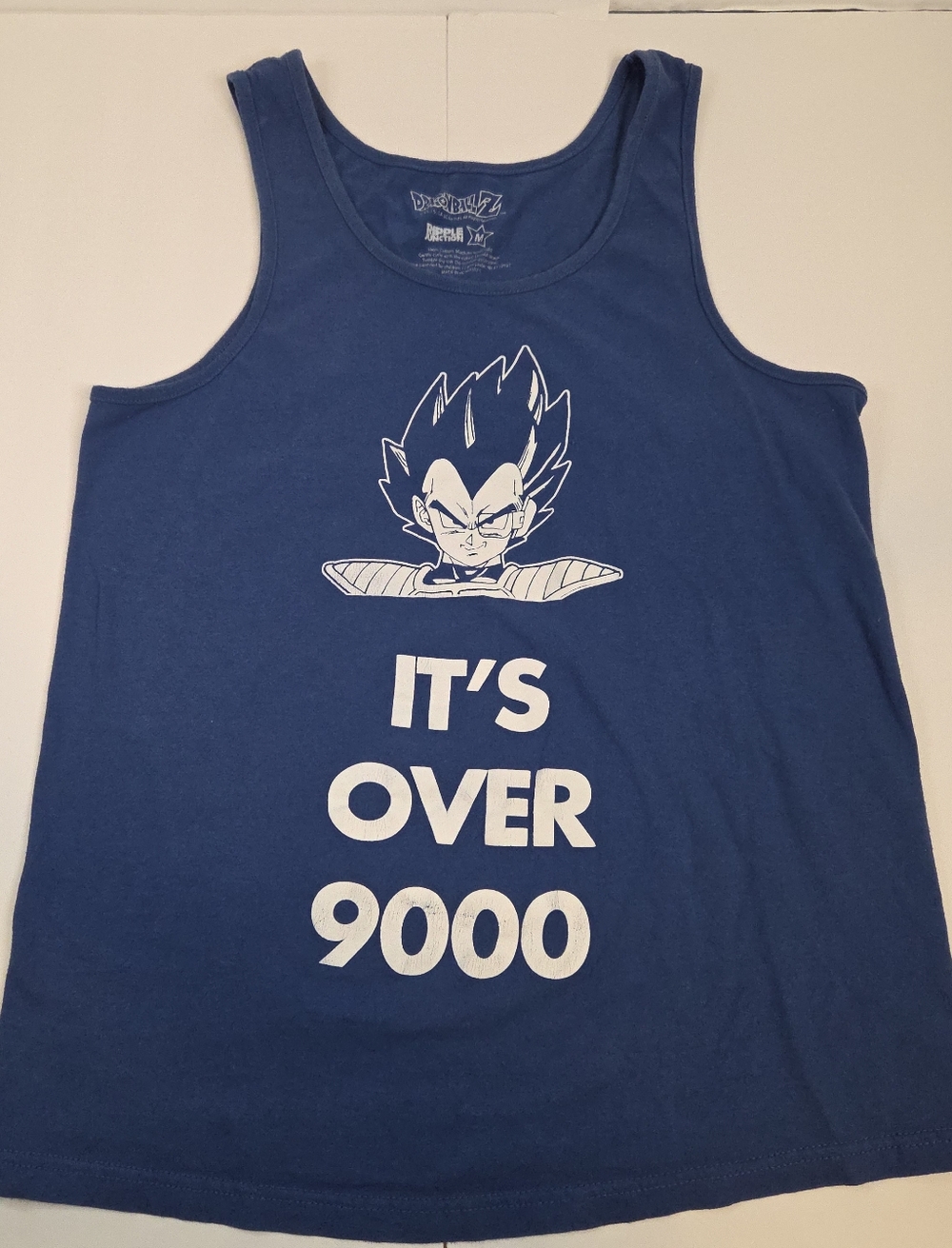 ​Vegeta Ripple Junction Anime Tank - Dragon Ball Z | Medium | White Royal Blue